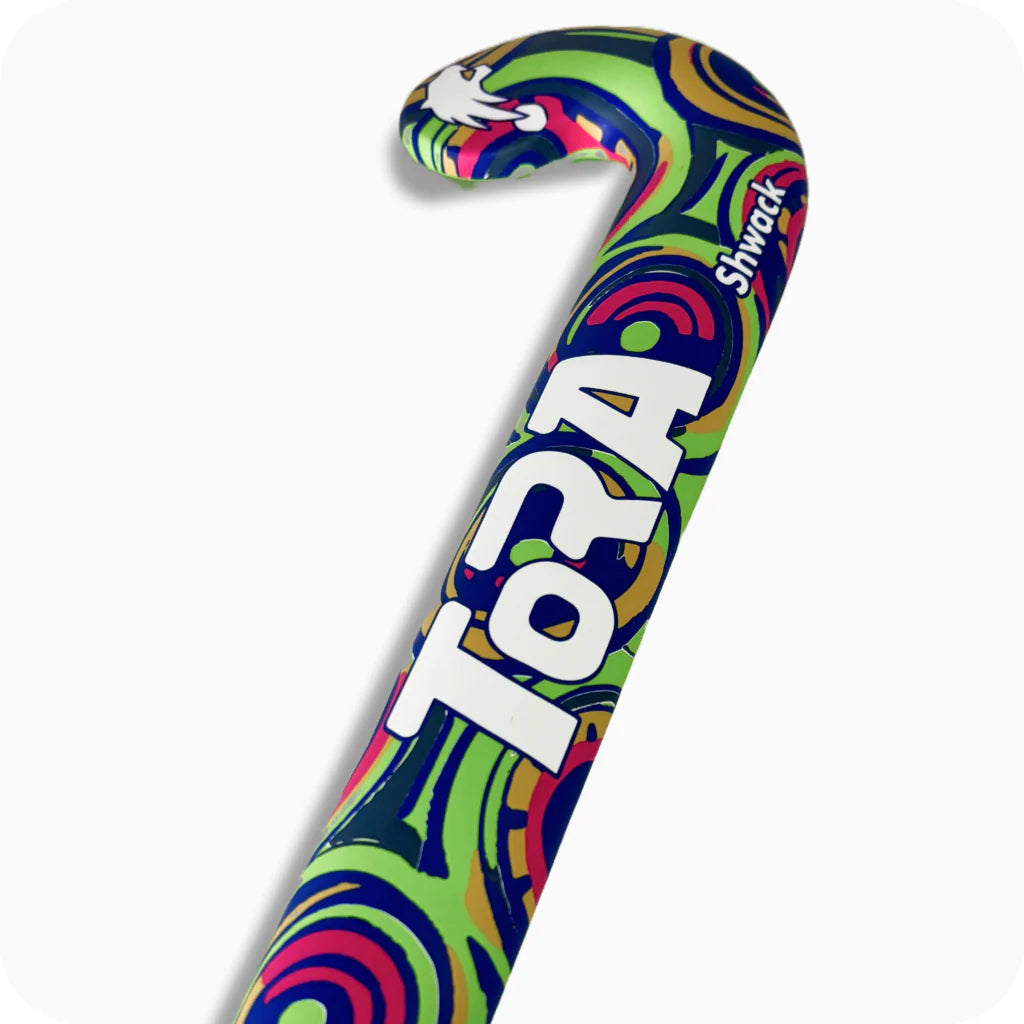 Tora Shwack Green - 10% Carbon - junior hockey sticks