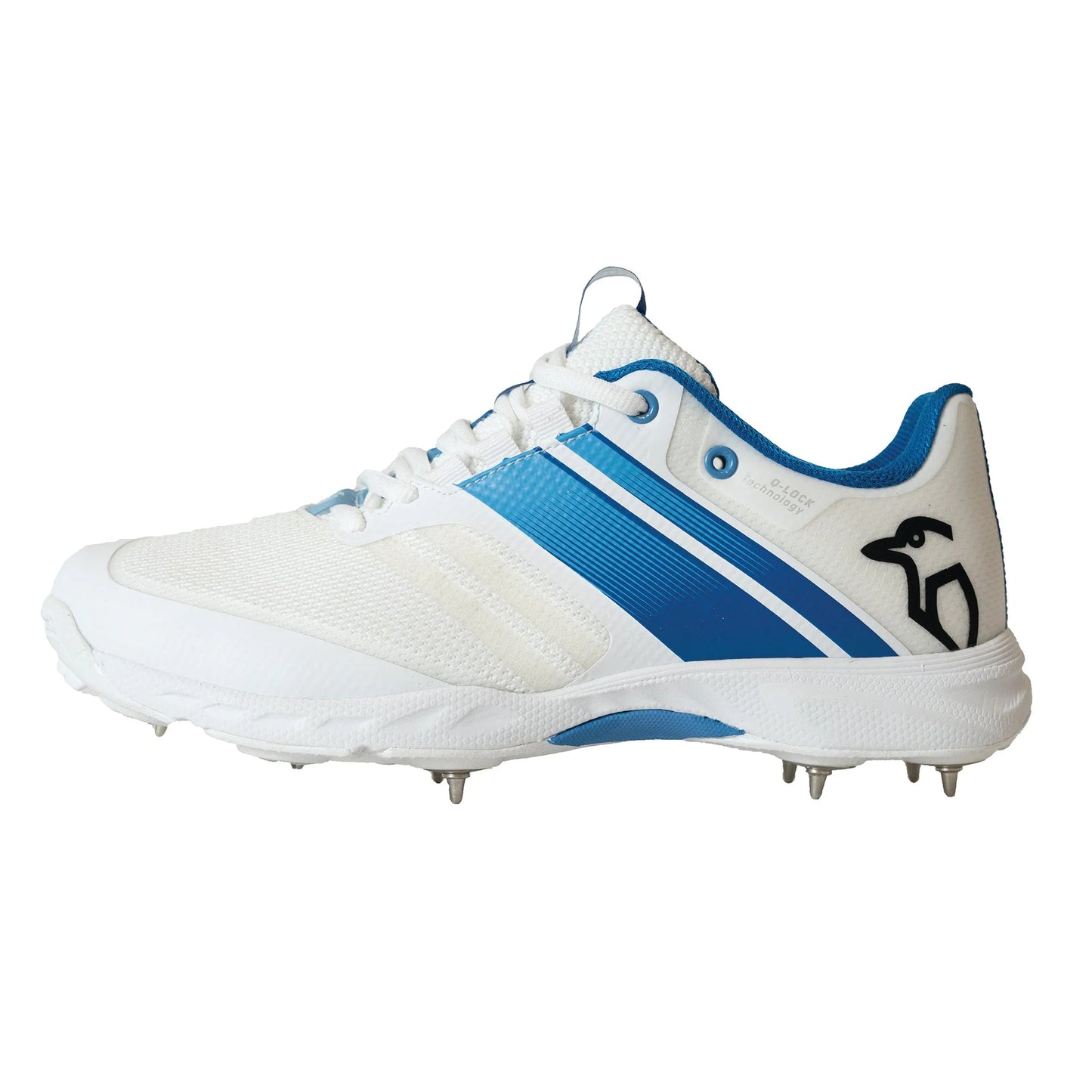 KOOKABURRA CRICKET SHOES - KC 2 SPIKE - WHITE Blue