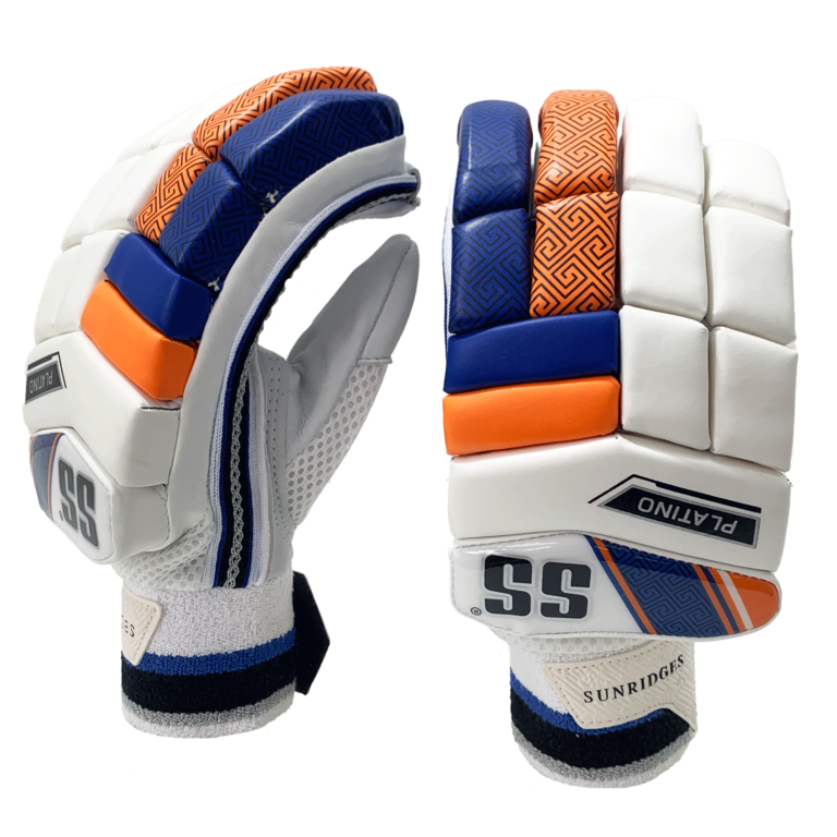 SS Platino Batting Gloves – Navy and Orange – Adult – Youth – Boys