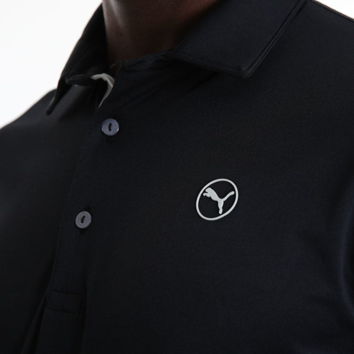 Puma Men's Golf Shirt | MSS Pounce | Black