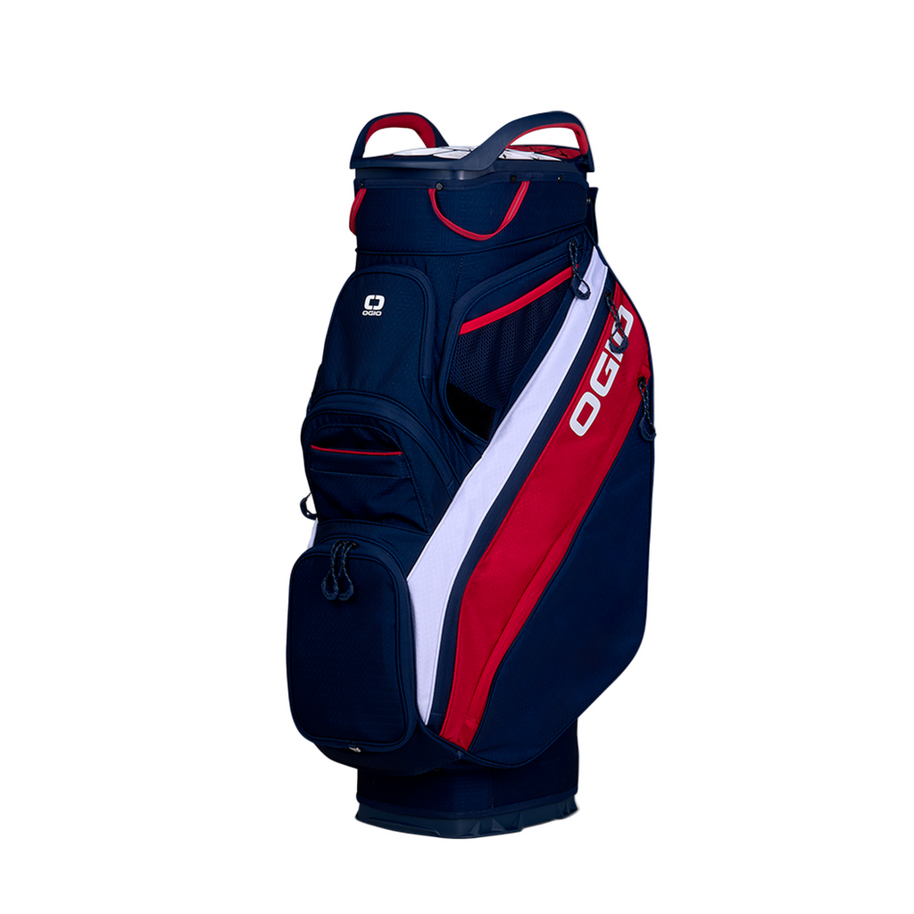 Ogio Silencer Cart Bag | Red/White/Blue