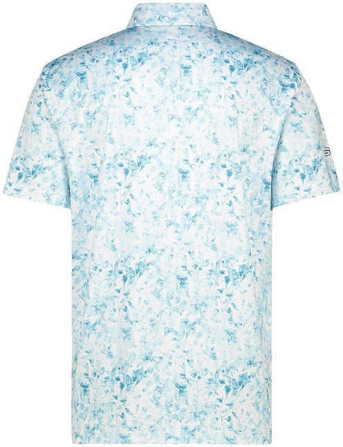 Men's Photo Flora Dry Tech Performance Golfer Polo Shirt