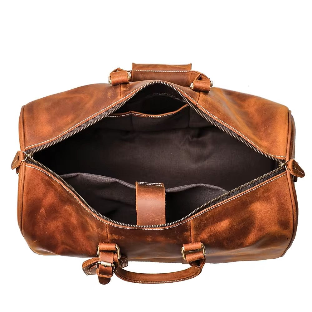 Balvaro Vintage Leather Urban Travel Bag