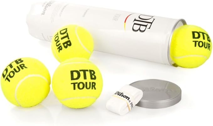 Wilson Tennis Balls | Standard Tennis Balls | Dtb Tour 4 Ball Can TB016