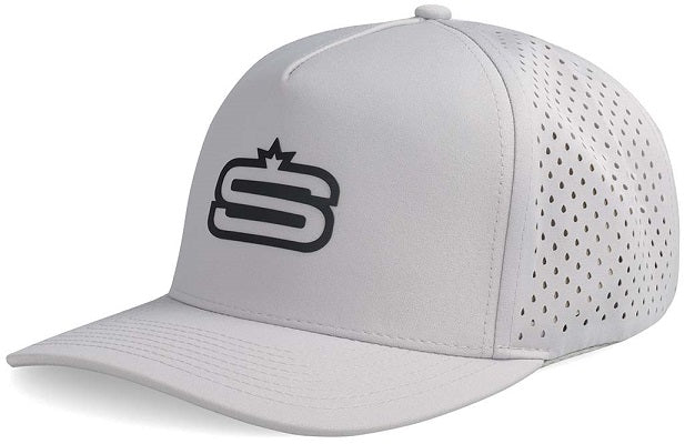 Swagg Alpha - 5 Panel Performance Cap with "S" Print & Laser Hole Detail