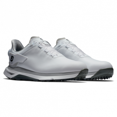 Footjoy Men's Golf Shoes | Pro SLX Boa | White/White/Grey