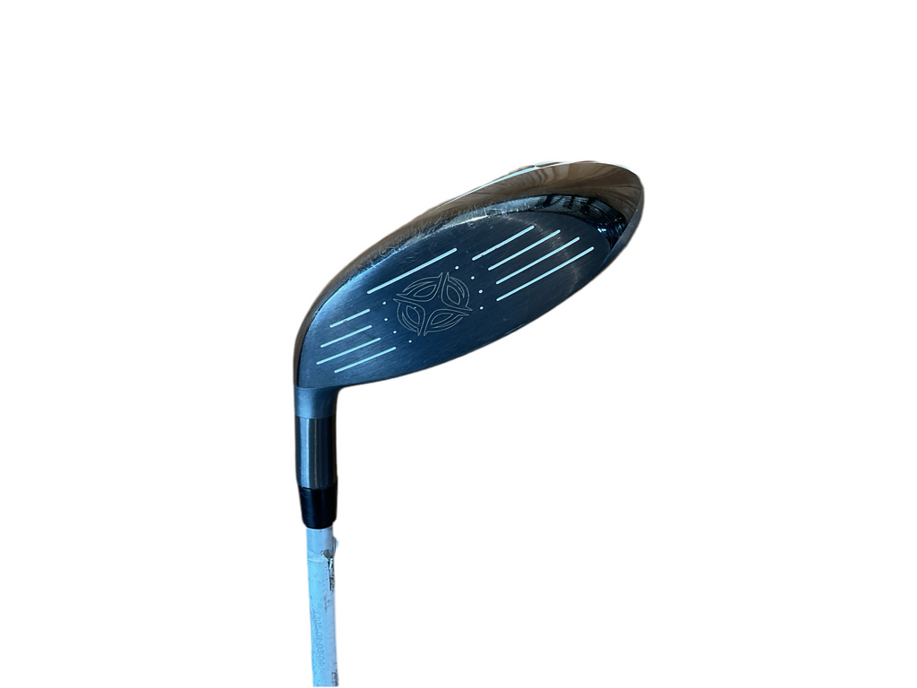 2019 callaway xj fairway wood, graphite shaft, black finish with silver accents.