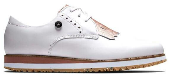 Footjoy Women's Golf Shoes | Sport Retro | White/Tan/Yellow