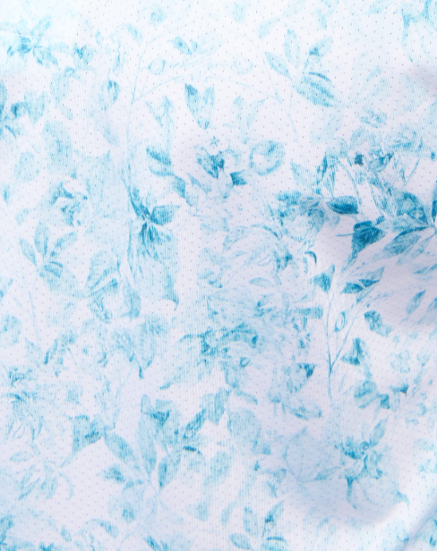 Men's Photo Flora Dry Tech Performance Golfer Polo Shirt