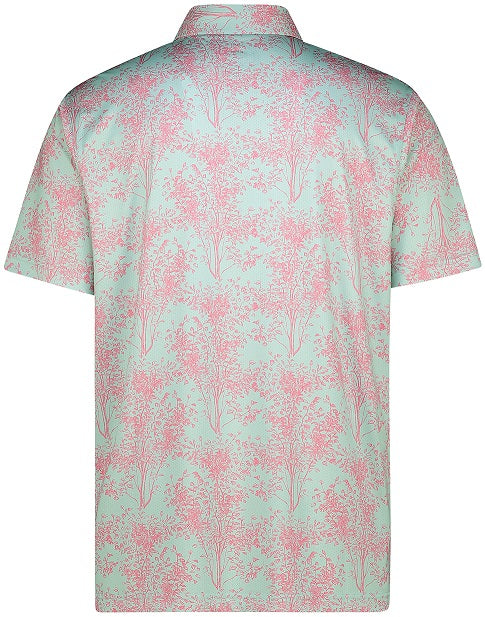 Men's Leaf-ish Dry Tech Performance Golfer Polo Shirt