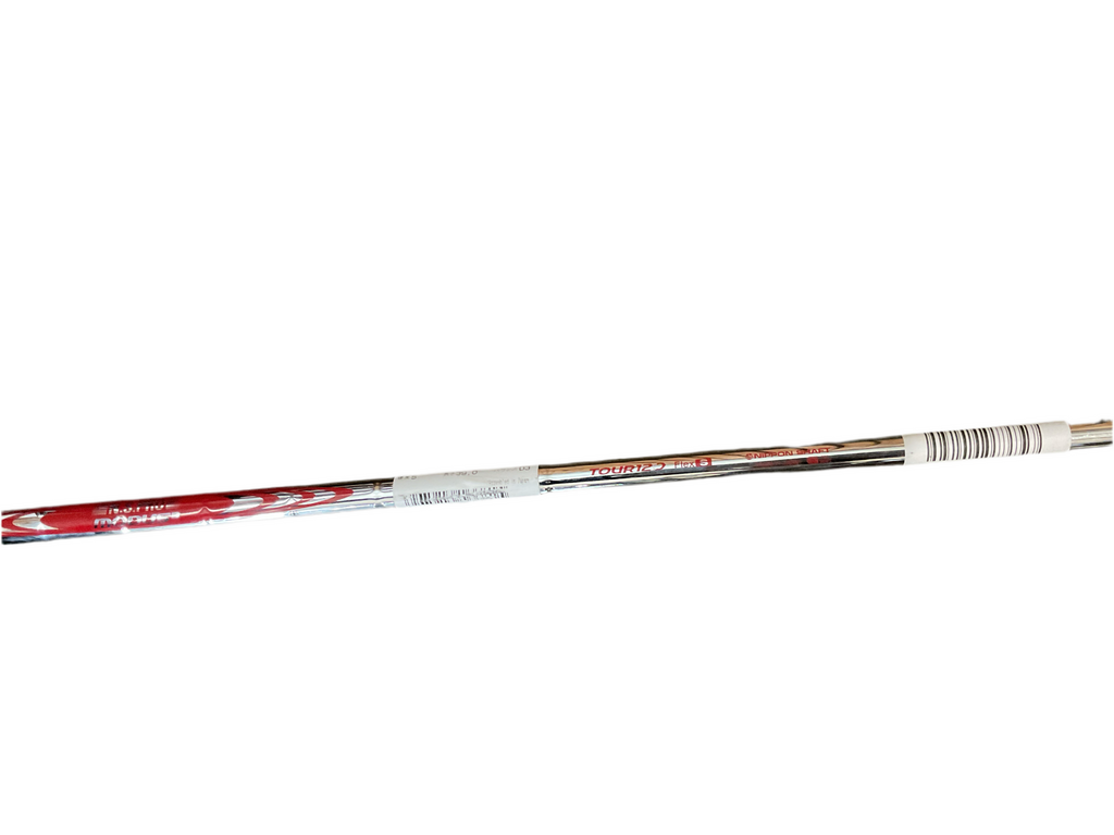 Red and white mechanical pencil with a silver clip, labeled ’mechanical’ on the barrel.