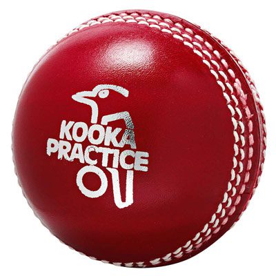 KOOKABURRA CRICKET BALLS - PRACTICE - 2 PIECE LEATHER