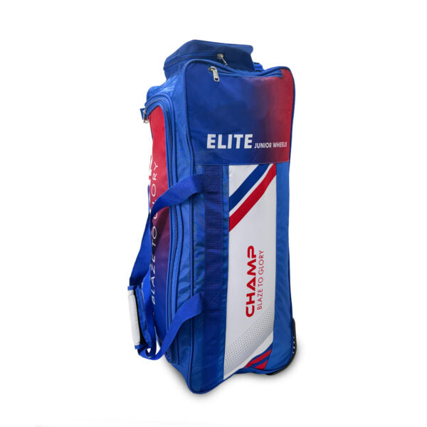 CHAMP JUNIOR WHEELIE KIT BAG - RED/BLUE