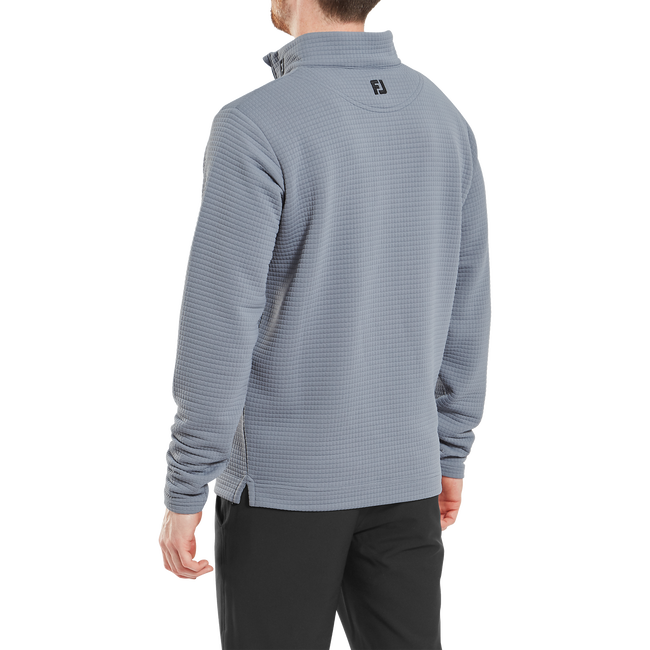 FootJoy Men's Golf Jersey | Quilt Texture Chill-Out | Flint