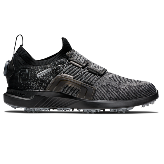 FOOTJOY MEN'S GOLF SHOES | HYPERFLEX BOA | BLACK/CHARCOAL