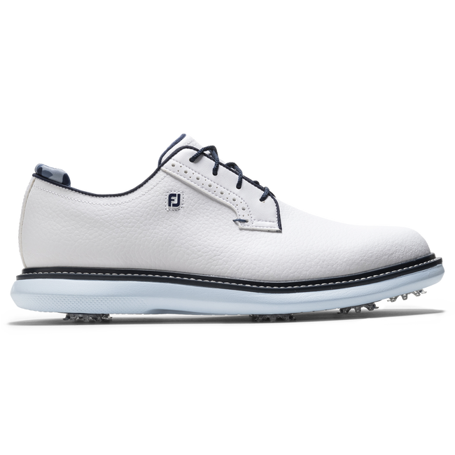 Footjoy Men's Golf Shoes | Traditions | White/Navy/Blue