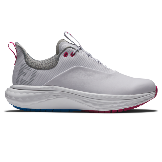 Footjoy Women`s Golf Shoes | Quantum | White/Blue/Pink