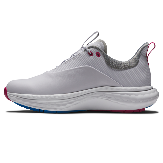 Footjoy Women`s Golf Shoes | Quantum | White/Blue/Pink