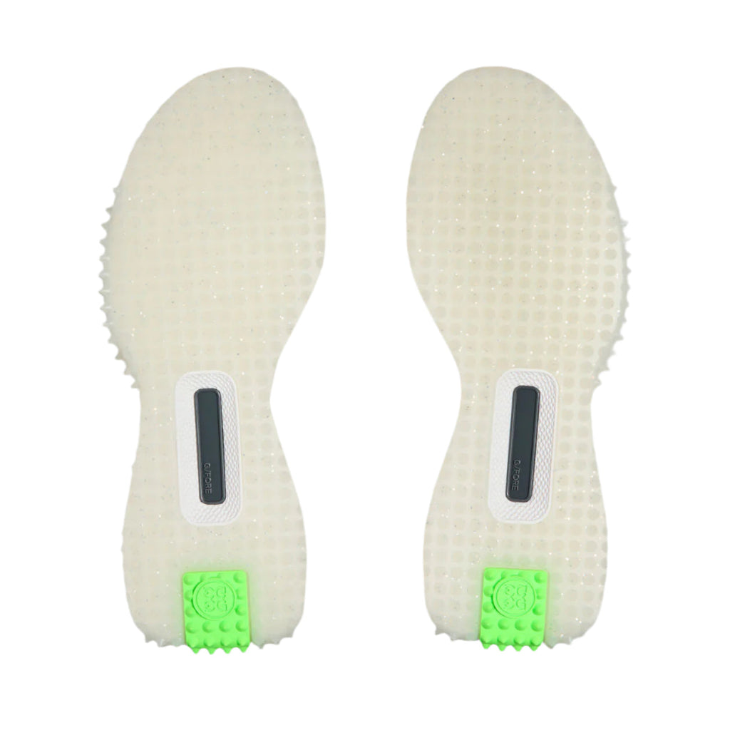 G Fore Women`s Golf Shoe | G.112 Leather Kiltie | Snow/Multi