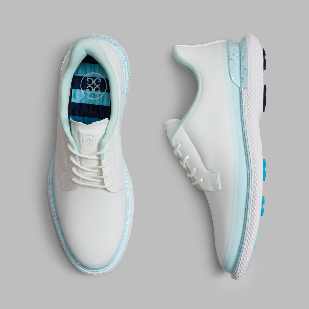 G/Fore Women`s Golf Shoe | Gallivan Stippled | Snow/Silver/Blue