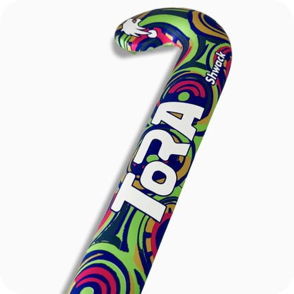Tora Shwack Green - 10% Carbon - junior hockey sticks
