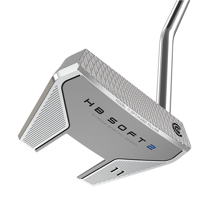 Silver hb soft 2 putter with black accents and a sleek design.