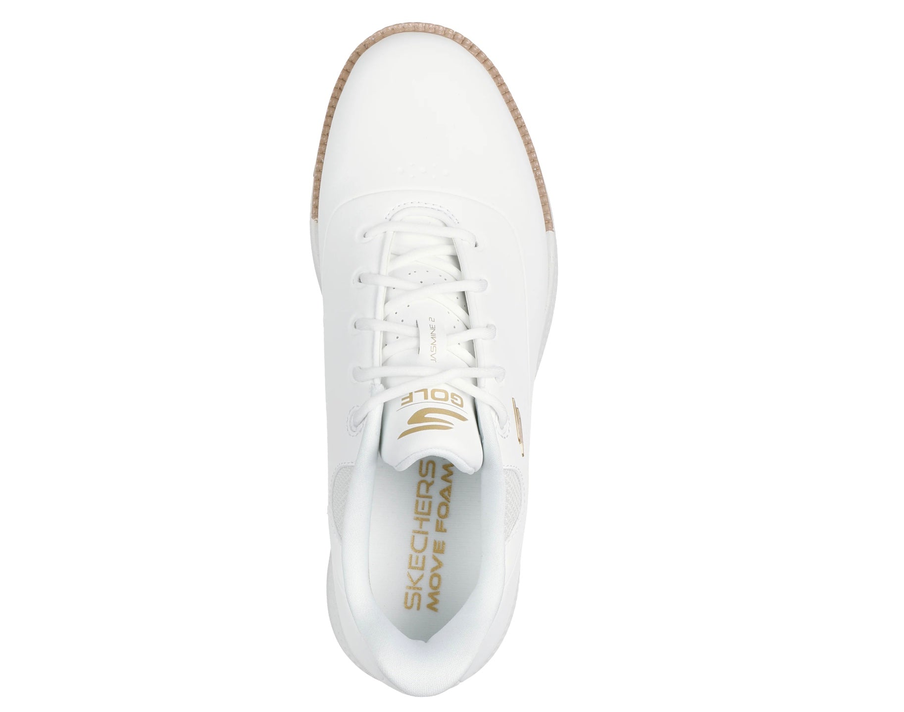 Skechers Women`s Golf Shoes | Go Golf Jasmine | White/Gold