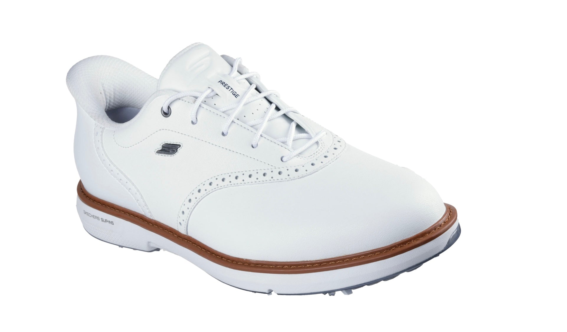 Skechers Golf Shoes | Go Golf Prestige | White/Brown