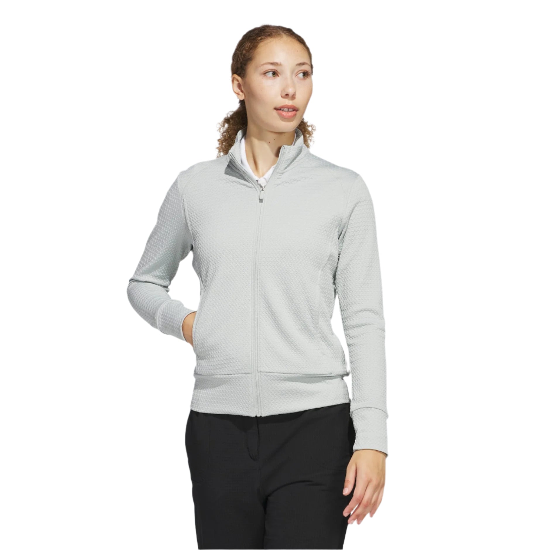 Adidas Women's Jacket | Textured | Sage