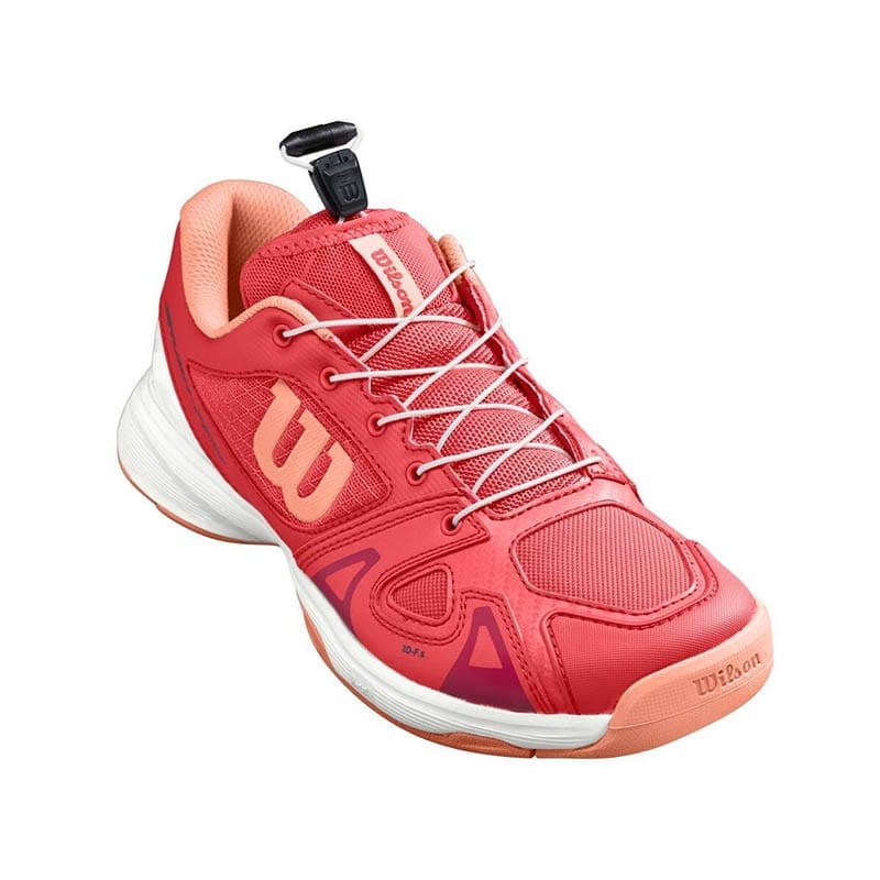 Wilson Junior Footwear | Rush Pro Ql Cayenne / Wh / Papay