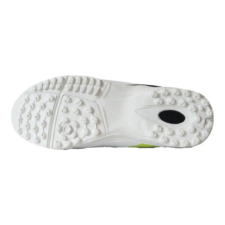 KOOKABURRA CRICKET SHOES - KC 5 RUBBER - WHITE/ORANGE/YELLOW/BLACK