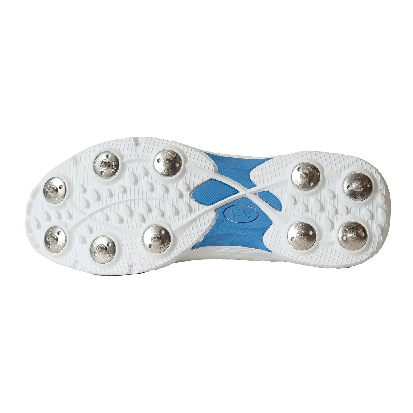 KOOKABURRA CRICKET SHOES - KC 2 SPIKE - WHITE Blue