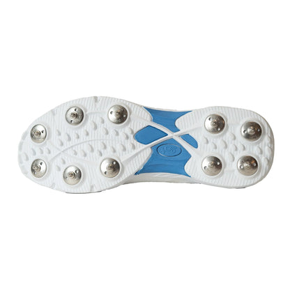KOOKABURRA CRICKET SHOES - KC 2 SPIKE - WHITE Blue