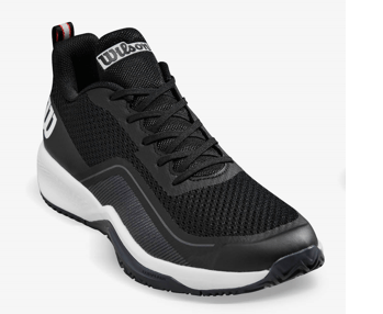 Wilson Padel Footwear | Mens Rush Pro Lite Black / Ebony / White