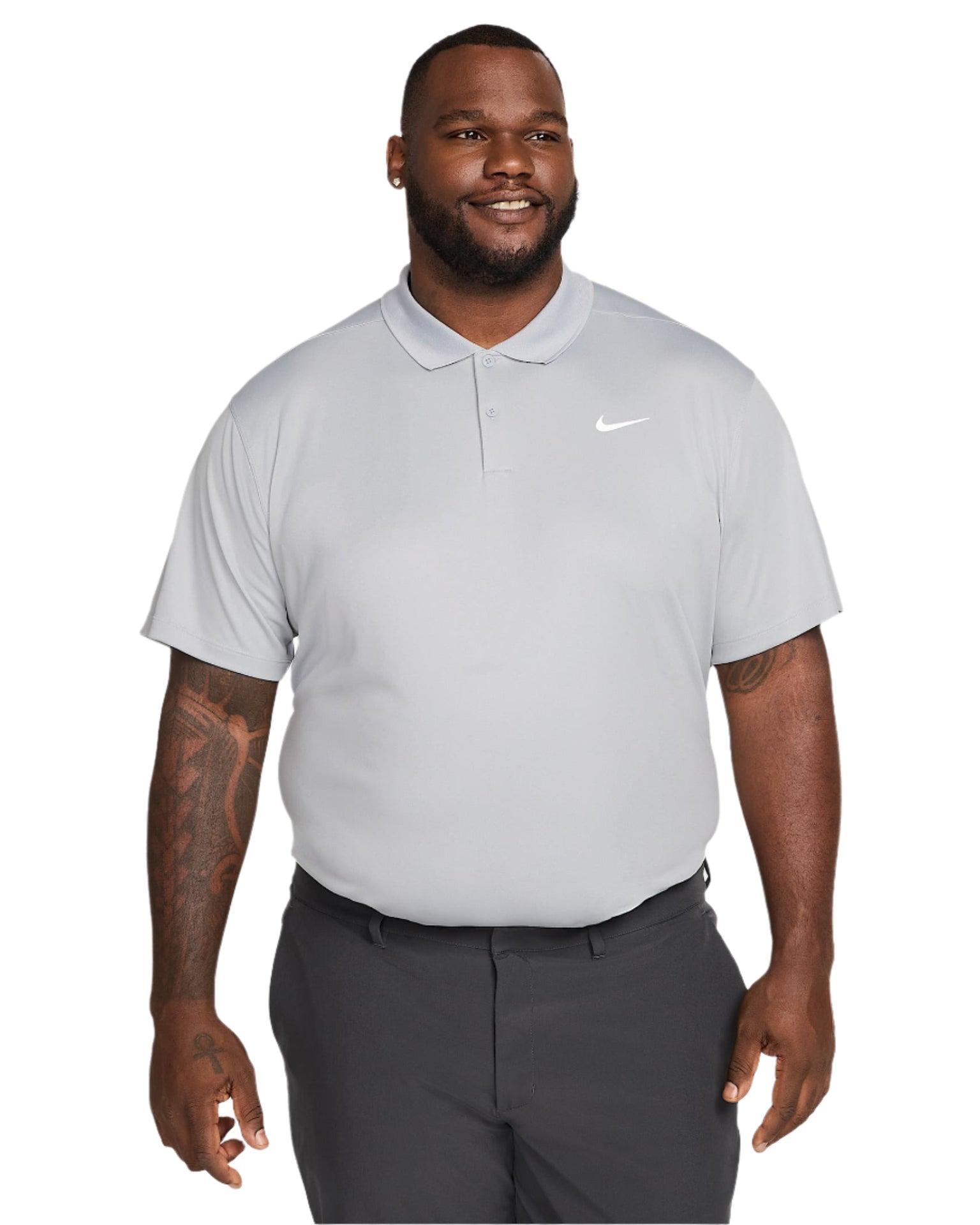 Nike Men`s Golf Shirt | Victory Solid | Wolf Grey