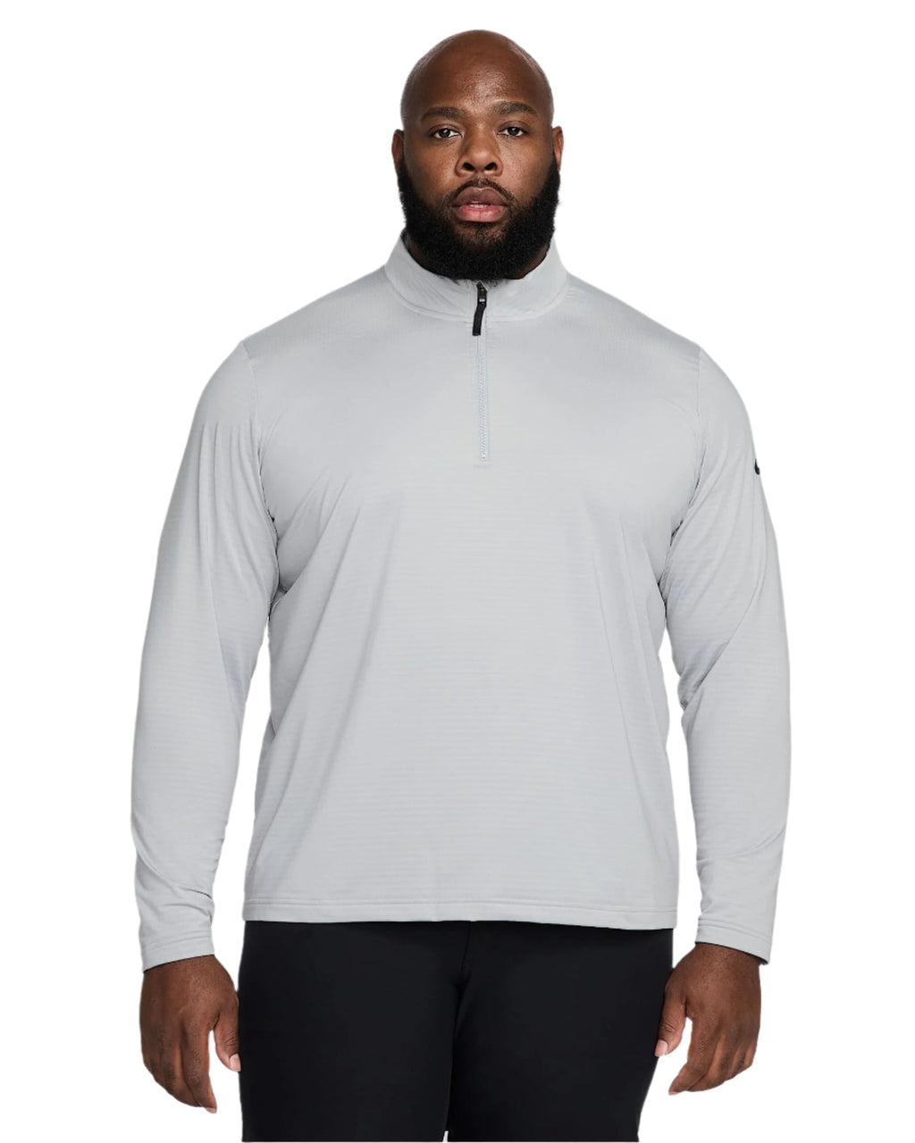 Nike Men`s Golf Jacket 1/2 Zip | Victory | Wolf Grey/Black