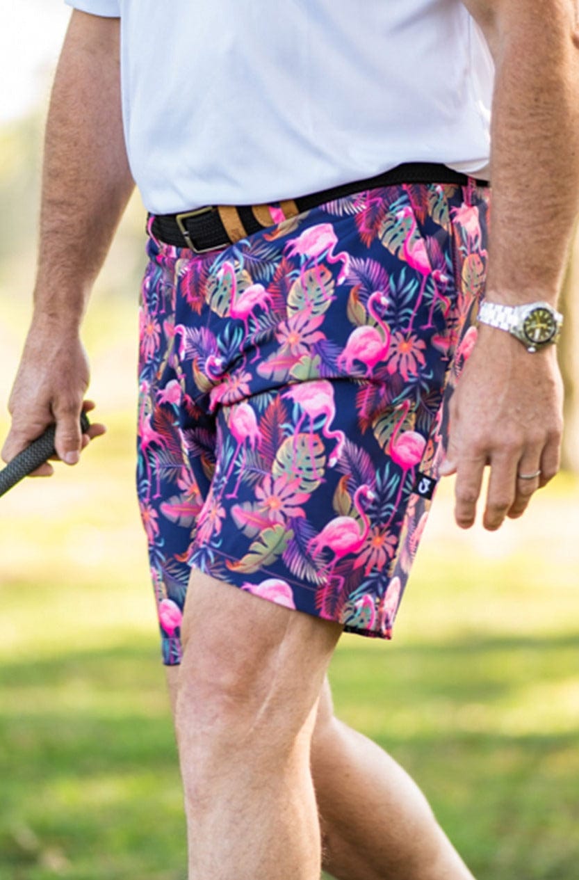MEN'S CA FUNKY GOLF SHORTS - VIBRANT MINGOS