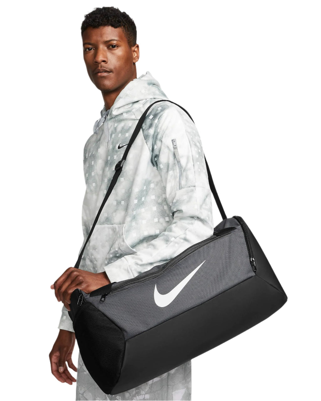 Nike Duffel Bag | Brasilia Small 41 L | Iron Grey