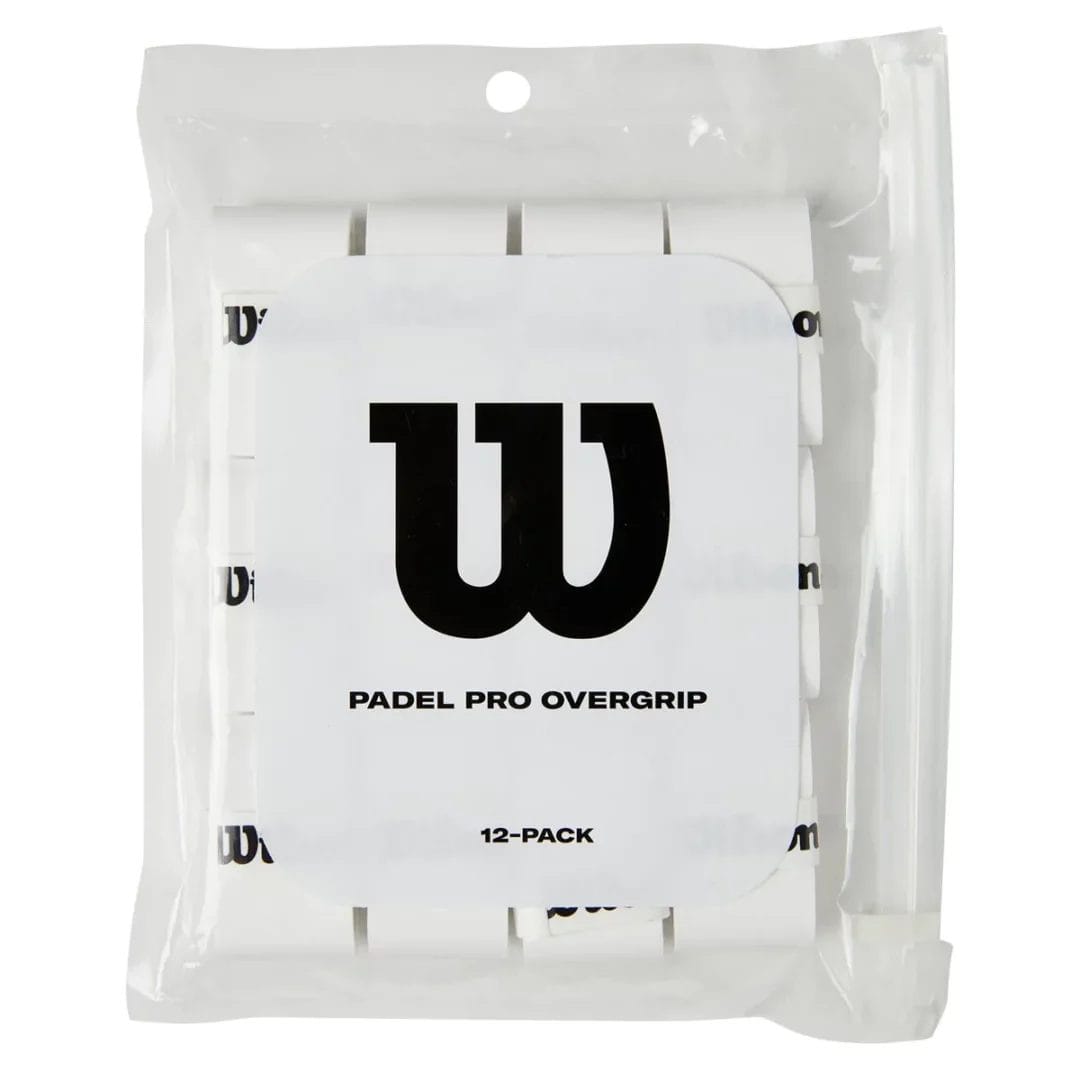 Wilson Grips | Regular Grips | Pro Overgrip Padel 12 Pack White RG006