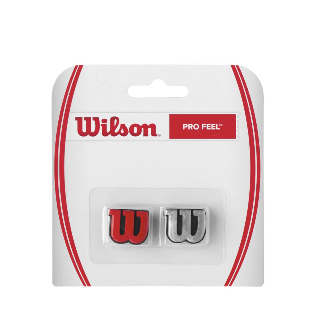 Wilson Accessories | Racket Accessories | Profeel Red/Silver Dampner RA009