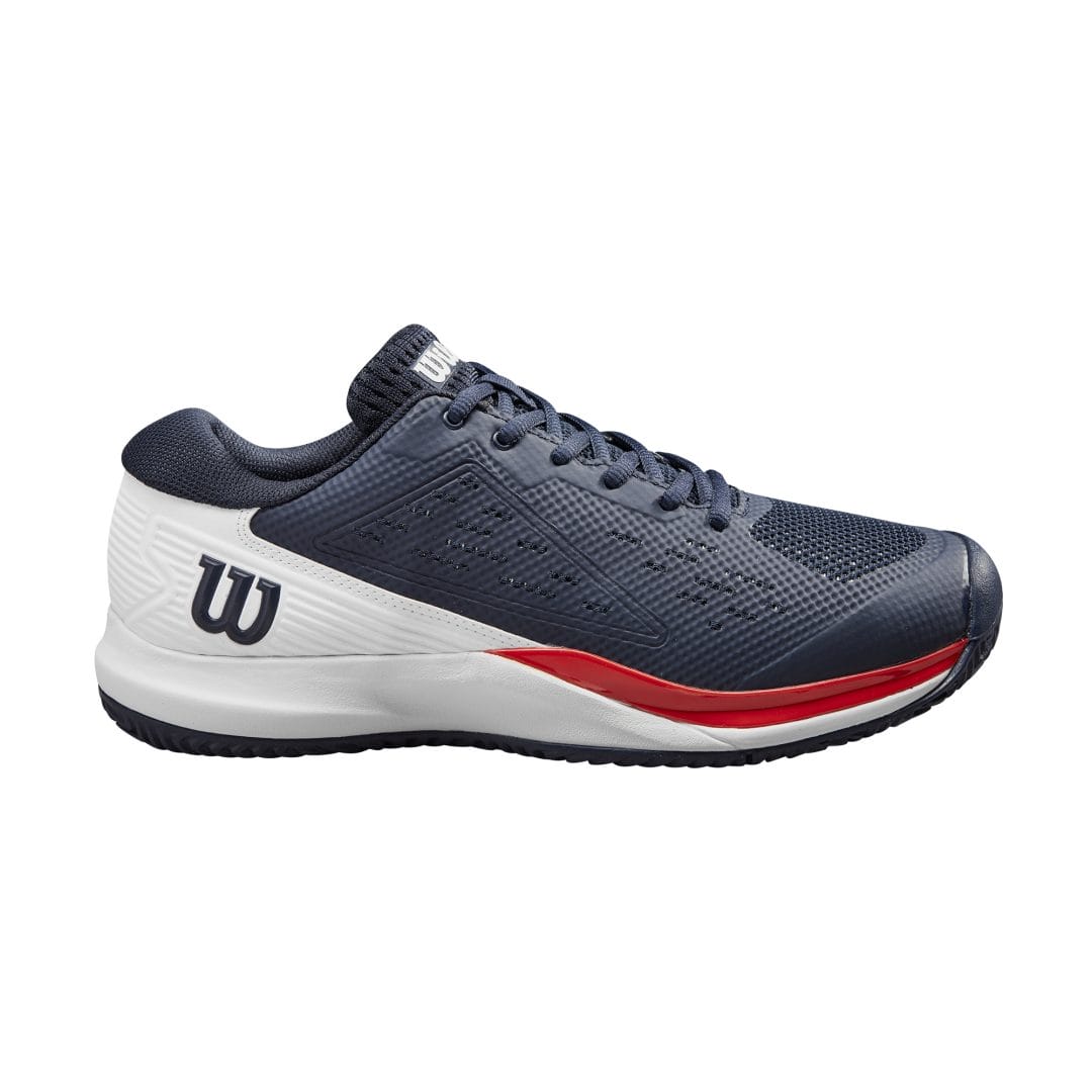 Wilson Mens Footwear | Rush Pro Ace Navy Blazer / White / Wilson Red