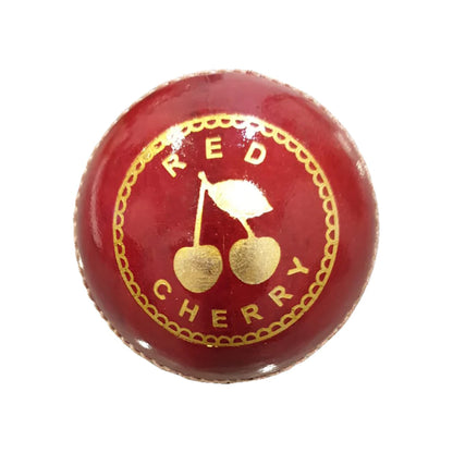 KOOKABURRA CRICKET BALLS - RED CHERRY - 4 PIECE LEATHER