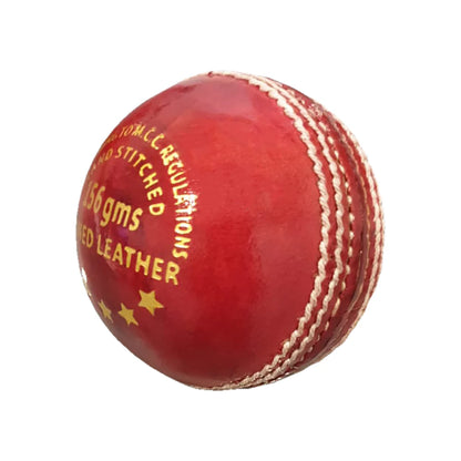 KOOKABURRA CRICKET BALLS - RED CHERRY - 4 PIECE LEATHER