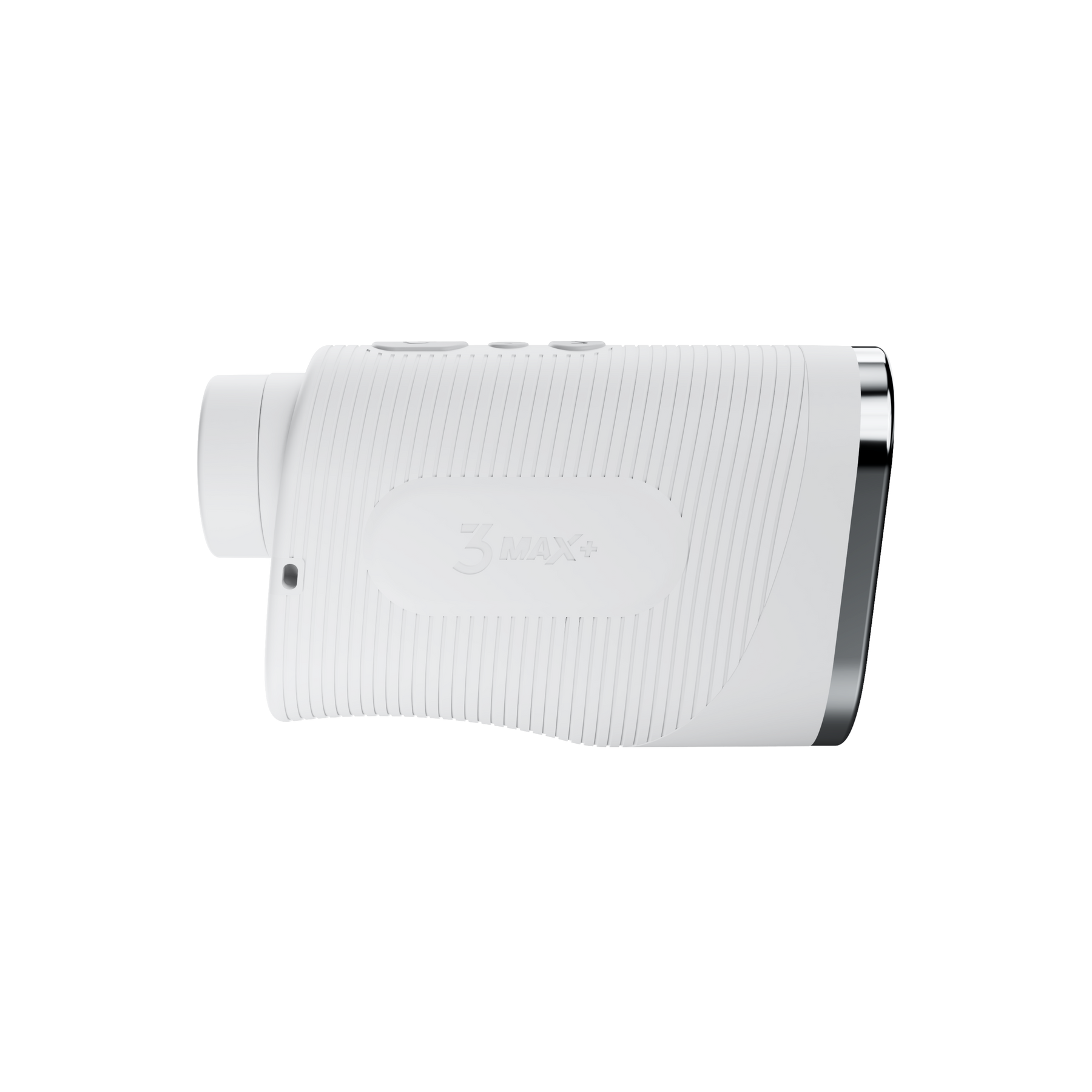 White textured toilet paper holder with chrome accents.