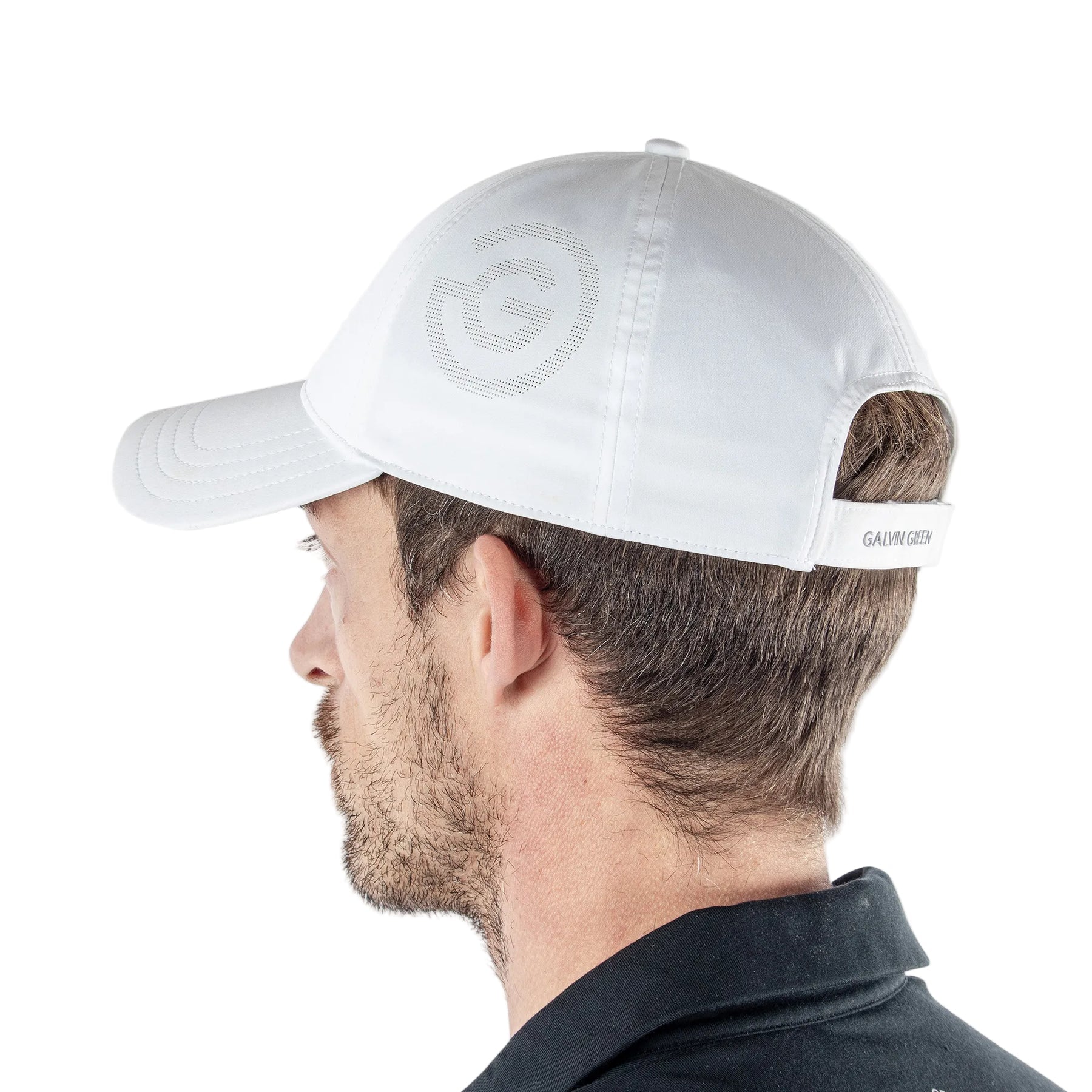 Galvin Green Golf Caps | Sanford Logo | White