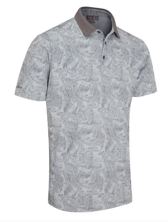 Ping Men's Golf Shirts | Jared Polo | Pearl Grey
