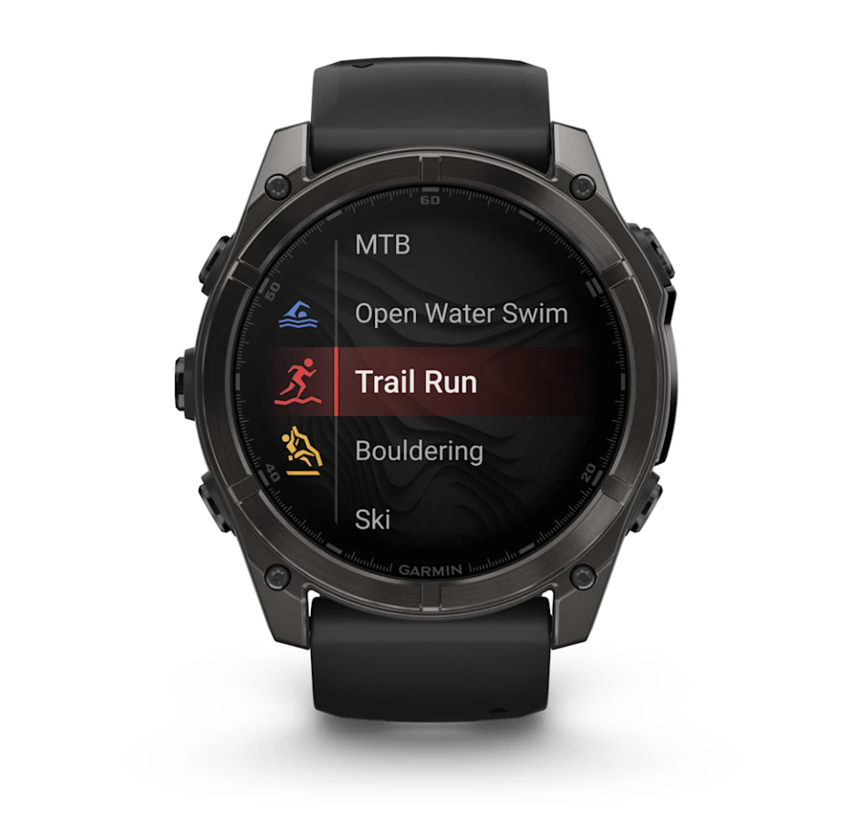 Garmin Fenix 8 Watch | 51mm | Amoled Sapphire Carbon Grey/Black Band