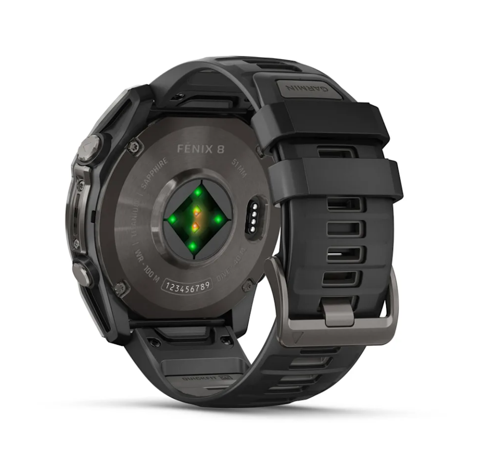 Garmin Fenix 8 Watch | 51mm | Amoled Sapphire Carbon Grey/Black Band