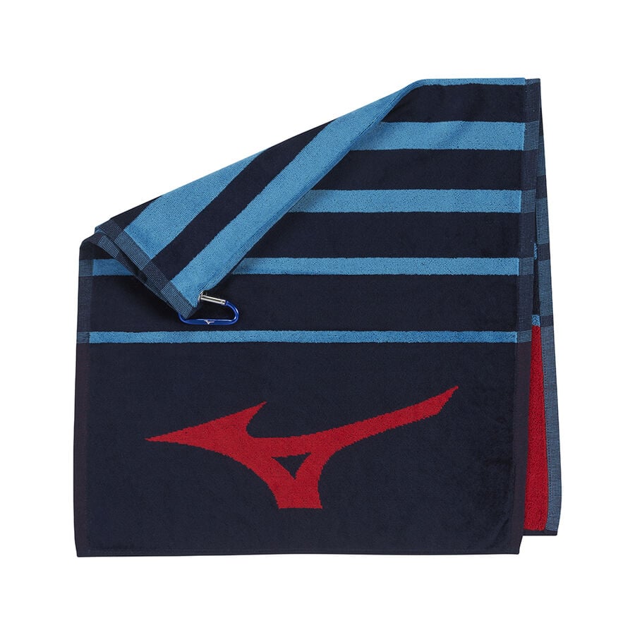 Mizuno Golf Towel | RB Tour | Navy/Red