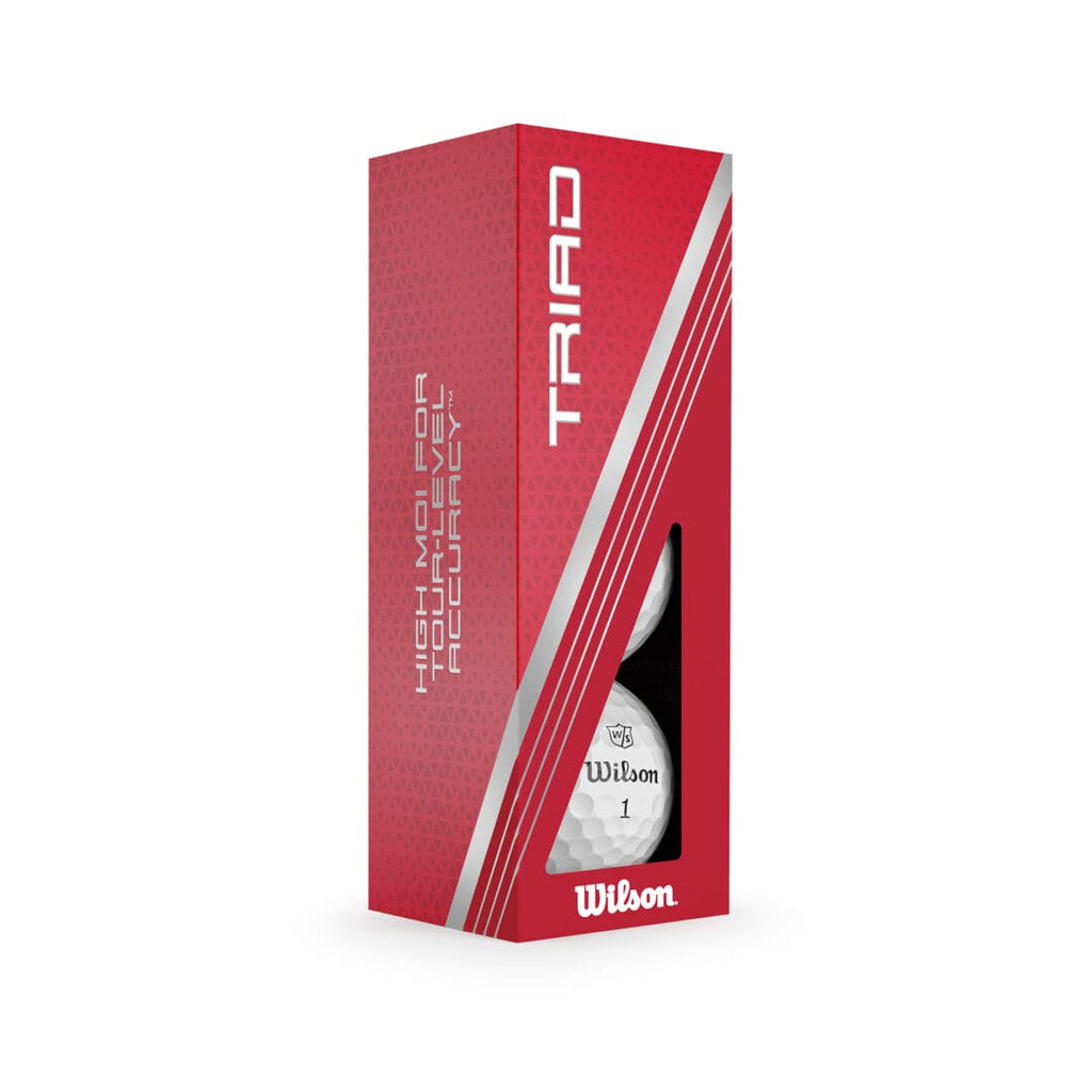 Wilson Golf Balls | Triad Sleeve | White